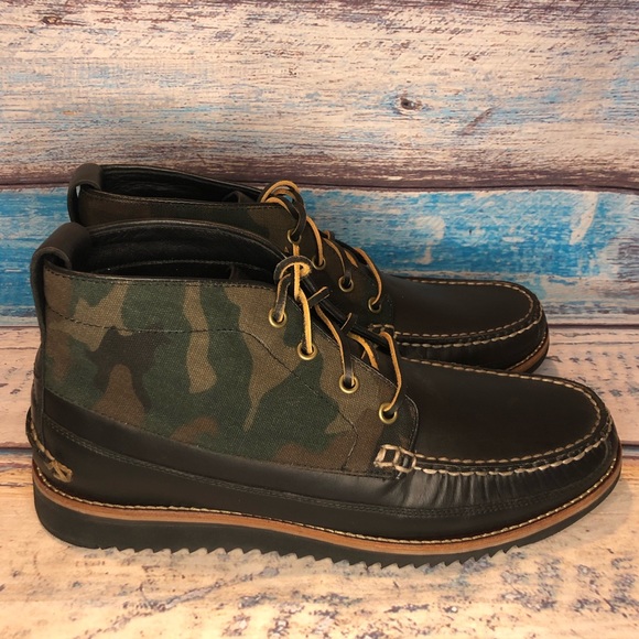 Men’s Cole Haan Camo Stylish Boots Grand.OS Soles - Picture 3 of 8